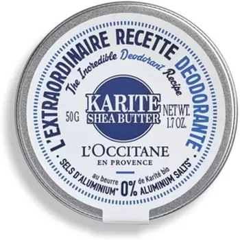 Невероятный рецепт дезодоранта с маслом ши, 1,7 унции. L'Occitane