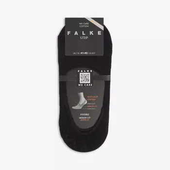 Невидимые носки Step среднего кроя из смесового хлопка Falke, черный