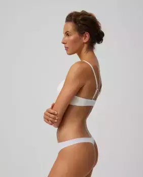 Невидимые стринги-лазер телесного цвета Ysabel Mora, белый