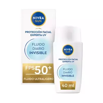 Невидимый ежедневный солнцезащитный флюид для лица SPF 50+ Proteccin Facial Experta Uv Nivea, 40 ml