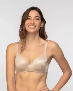 Невидимый комфортный бюстгальтер на 24 часа со съемными косточками Playtex, цвет Natural