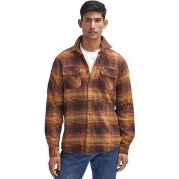 Невис клетчатая сорочка Barbour, коричневый