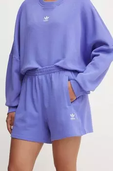 Незаменимые хлопковые шорты adidas Originals, фиолетовый