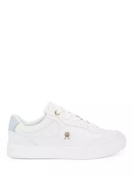 Незаменимые шикарные кроссовки на шнуровке Tommy Hilfiger, цвет Ecru/Breezy Blue