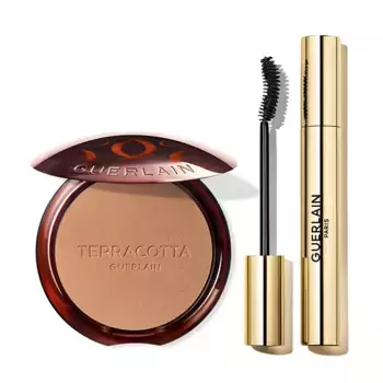 Незаменимый дуэт для создания красивого макияжа Cofre Terracotta X Noir G Guerlain, 1 UD