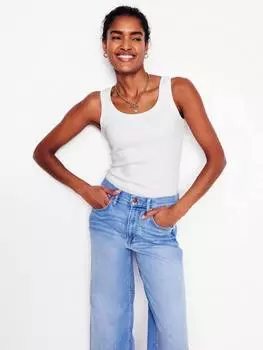 Незаменимый топ-жилет с круглым вырезом Boden, белый