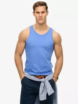 Незаменимый топ-жилет с логотипом Superdry, цвет Chambray Blue