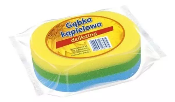 Нежная губка для ванны, 1 шт. Jan Niezbdny, SARANTIS