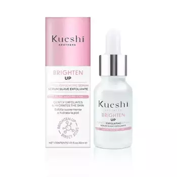 Нежная отшелушивающая сыворотка для лица Apotheke Brighten Up Gentle Exfoliating Serum Kueshi, 30 ml