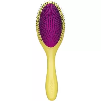 Нежная распутывающая щетка Tangle Tamer Желтый/Розовый/Синий, Denman