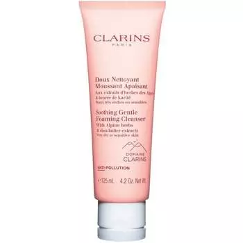 Нежная успокаивающая очищающая пенка для лица, 125 мл Clarins, Soothing Gentle Foaming Cleanser