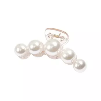 Нежная застежка, большая, мощная челюсть, жемчужный зажим для волос Inna Marka