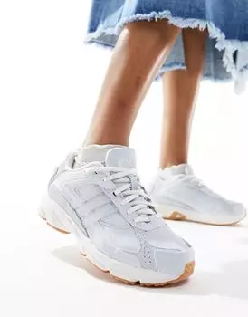 Нежно-голубые кроссовки adidas Originals Response CL с резиновой подошвой