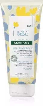 Нежное очищающее средство для детей с рождения Klorane Bb Calendula, 200 ml