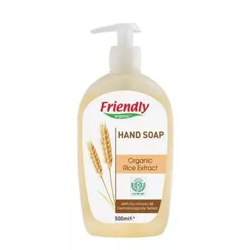 Нежное рисовое мыло для рук, 500 мл Friendly Organic