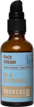 Нежный крем для чувствительной кожи с органическим маслом миндаля Benecos, 50 мл