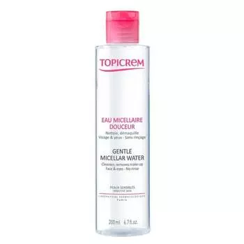 Нежный мицеллярный флюид 200мл Topicrem,Gentle Cleansing Water