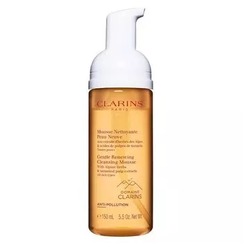 Нежный обновляющий очищающий мусс Пенящийся мусс, 5,5 унций, Clarins