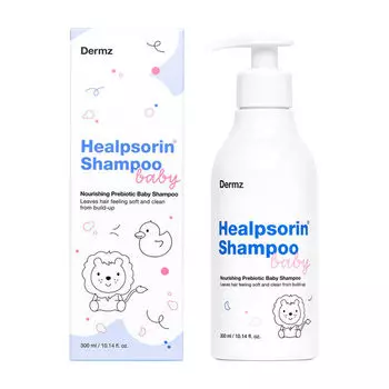 Нежный шампунь для детских волос, 300 мл. Dermz Healpsorin baby shampoo