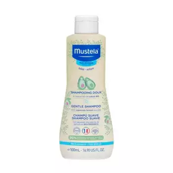 Нежный шампунь с органическим авокадо Shampooing Doux Mustela, 500 ml