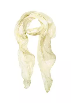 Нежный шарф Ваниль желтого пастельного ванильного цвета, производство Италия Collezione alessandro, желтый