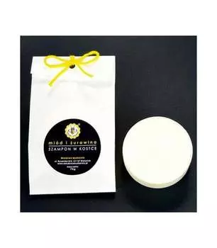 Нежный увлажняющий и питательный шампунь-батончик «Мед и клюква», ДОБАВКА, 70 г, производитель Miodowa Mydlarnia.