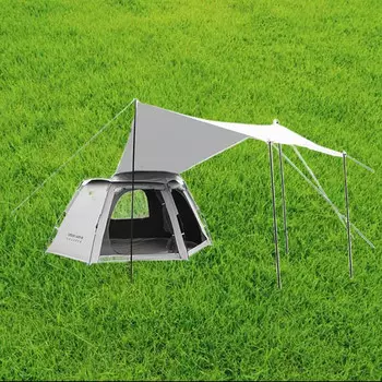 Ngnlw палатка для кемпинга, полностью автоматический складной портативный виниловый солнцезащитный, полный комплект для кемпинга