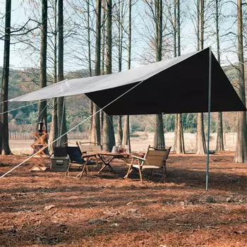 Ngnlw палатка открытый кемпинг навес палатка открытый тент виниловый тент водонепроницаемый непромокаемый солнцезащитный