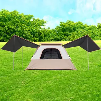 Ngnlw палатка с навесом, складная портативная палатка для кемпинга, ночная непромокаемая палатка, полный комплект оборудования