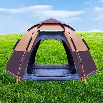 Ngnlw палатка уличная непромокаемая утолщенная уличная палатка для кемпинга портативная складная уличная палатка