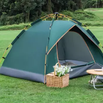 Ngnlw палатка уличная складная портативная полностью автоматическая водонепроницаемая и солнцезащитная утолщенная палатка для кемпинга