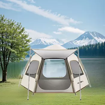 Ngnlw складная уличная палатка, портативное снаряжение для кемпинга, полный комплект, автоматически утолщается и защищает от дождя