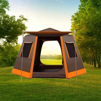 Ngnlw уличная полностью автоматическая быстро открывающаяся портативная домашняя непромокаемая двухслойная утолщенная палатка для кемпинга