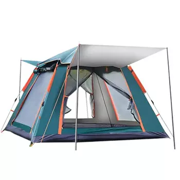 Ngnlw виниловая шестиугольная палатка для улицы, портативная складная палатка для кемпинга, утолщенная, непромокаемая, полный комплект оборудования
