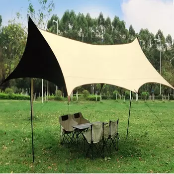 Ngnlw виниловый навес, квадратная палатка для кемпинга, уличная палатка, утолщенный тент, защита от солнца, портативный кемпинг