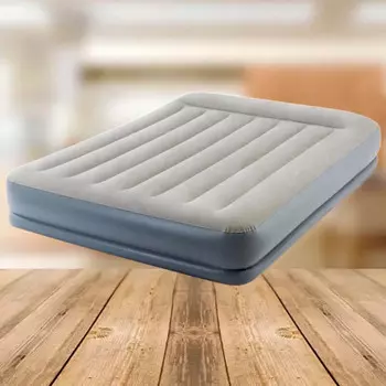 Ngnlw встроенный электрический насос надувной матрас двухслойный надувной матрас влагостойкий ремонтный комплект 152x203x30 см