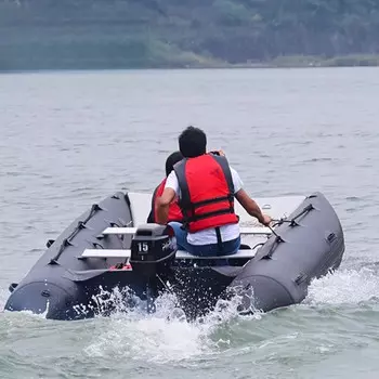 NGNLWNGNLW Высокоскоростная лодка с матовым дном, надувная штурмовая лодка, гоночная лодка, лодка для рыболовной приманки, скоростной катер, лодка с плавучей платформой с плоской головкой