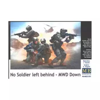 Ни один солдат не остался позади - MWD Down, Modern Era Models (1:35) (Master Box)
