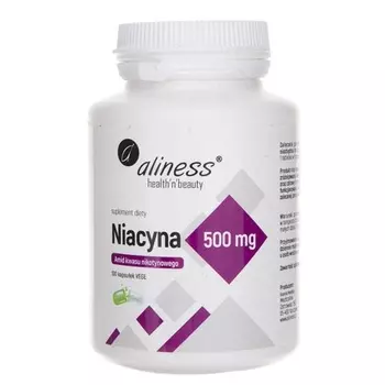 Ниацин никотинамид 500 мг 100 капсул, Aliness