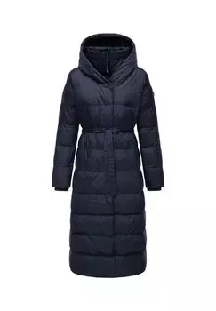 Niara Длинное стеганое пальто Ragwear, темно-синий