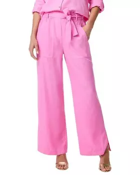 NIC+ZOE Drapey Utility Широкие брюки Nic + Zoe, розовый