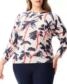 NIC+ZOE Плюс Топ Nic + Zoe, розовый