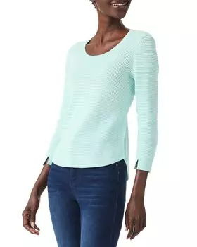 NIC+ZOE Расслабляющий свитер Nic + Zoe, синий