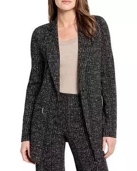 NIC+ZOE Жакет на молнии в горошек, черный