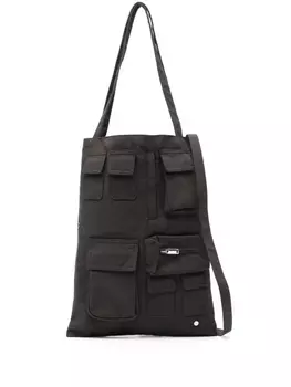 Niccol Pasqualetti твиловая сумка-тоут, серый