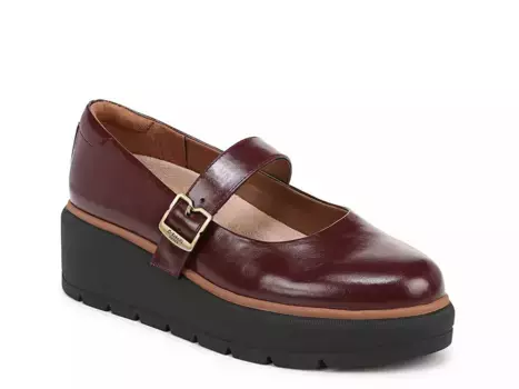Nice Day Max Mary Jane Wedge Сабо Dr. Scholl'S, Wine Red
