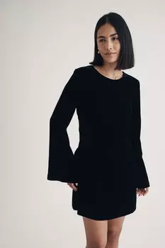 Ничей ребенок ничей ребенок Джолин бархатное мини платье Nobody'S Child, черный