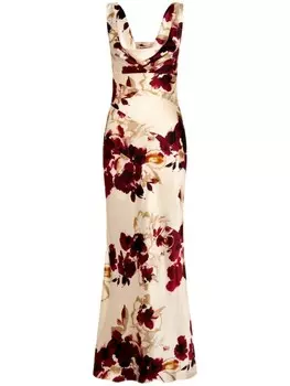 Nicholas салли платье, нейтральный цвет