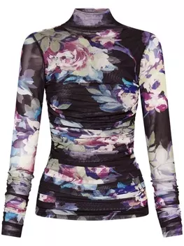 Nicholas топ Harmony с цветочным принтом, черный