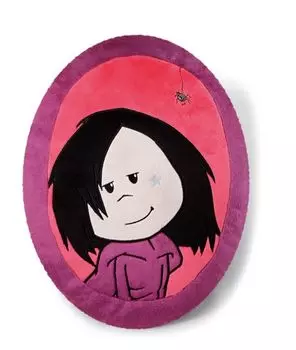 Nici 35970 Подушка Miss Moonville с пауком овальная плюшевая подушка 32x39см